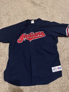 Majestic Navy Crew Neck Shirt with Tag